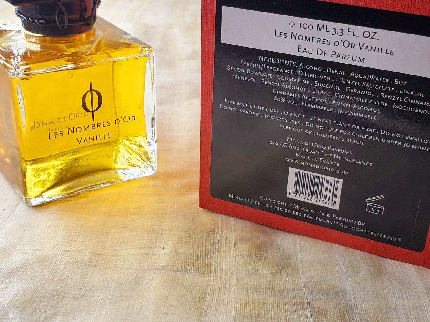 Vanille Mona di Orio for Unisex EDP Spray 100 ml 3.4 oz, Vintage