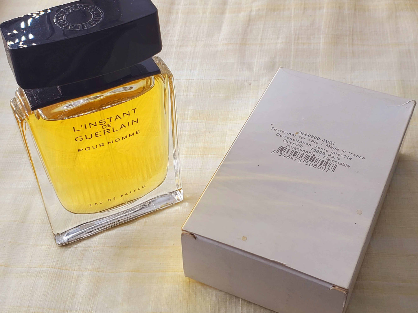 L'Instant (patch 2014) de Guerlain Pour Homme Eau Extreme EDP Spray 75 ml 2.5 oz, Vintage, Rare, TESTER