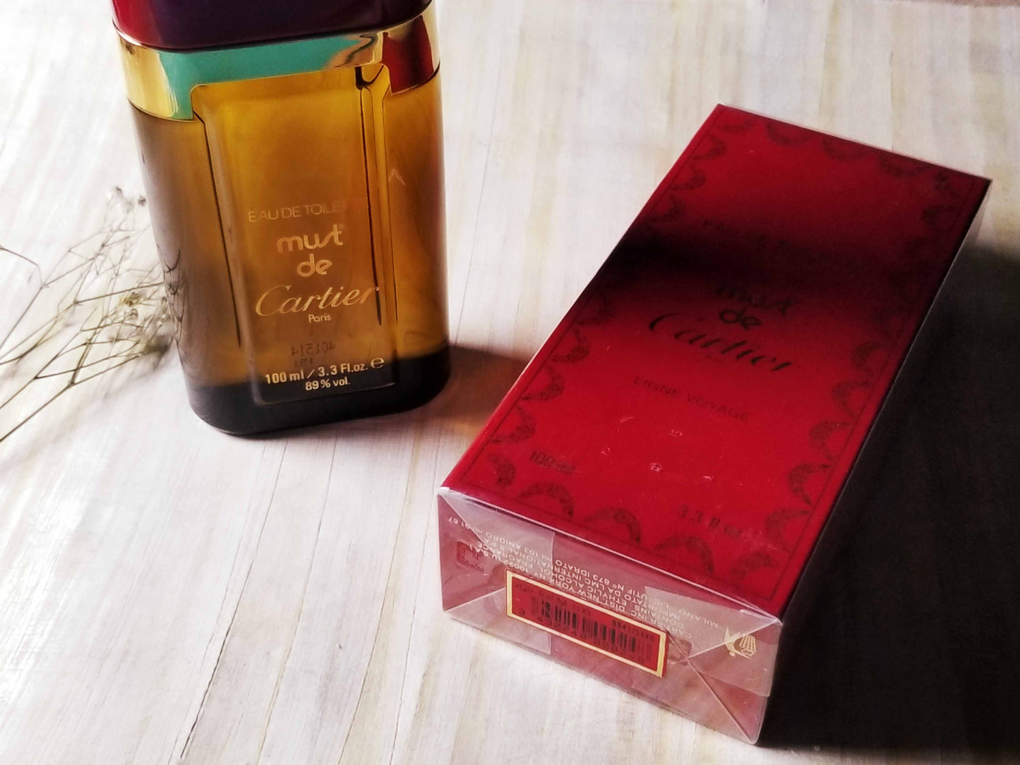 Must de Cartier Ligne Voyage Women EDT Splash 100 ml 3.4 oz, Vintage, Rare