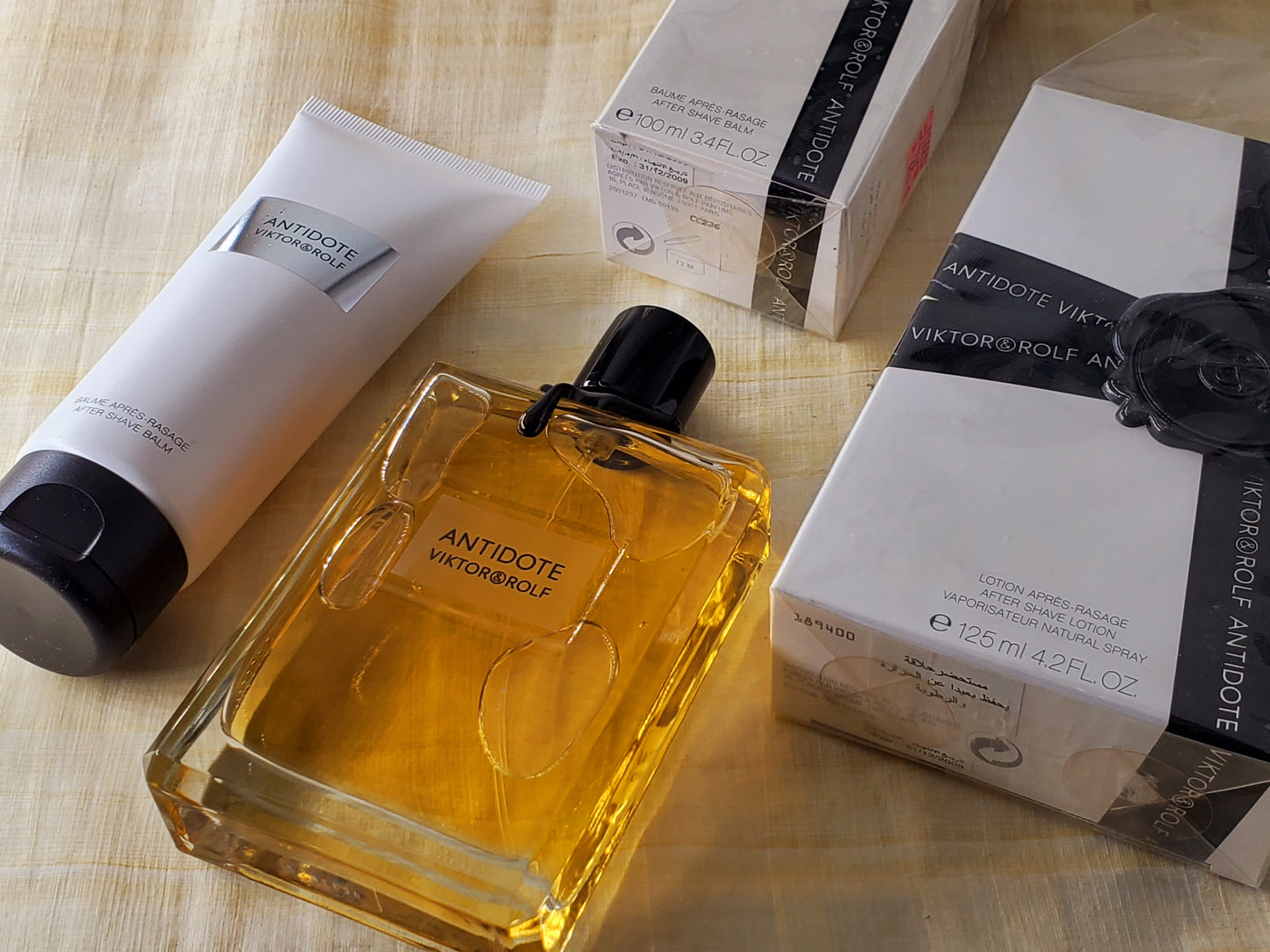 Antidote Viktor&Rolf for men EDT + After Shave Spray 125 ml 4.2 oz + After Shave Balm Tube, Vintage, Rare