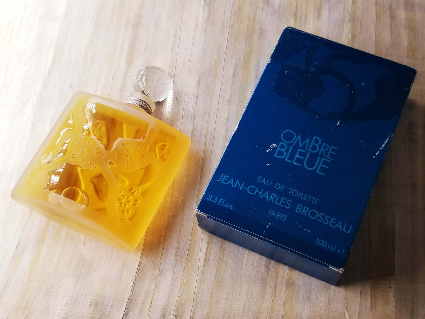 Ombre Bleue Jean Charles EDT Splash 100 ml 3.4 oz OR 50 ml 1.7 oz, Vintage, Rare