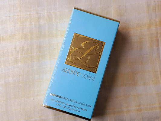 Azuree Soleil Eau Fraiche Skinscent Tom Ford Estée Lauder for women Spray 100 ml 3.4 oz Or 50 ml 1.7 oz, Vintage, Rare