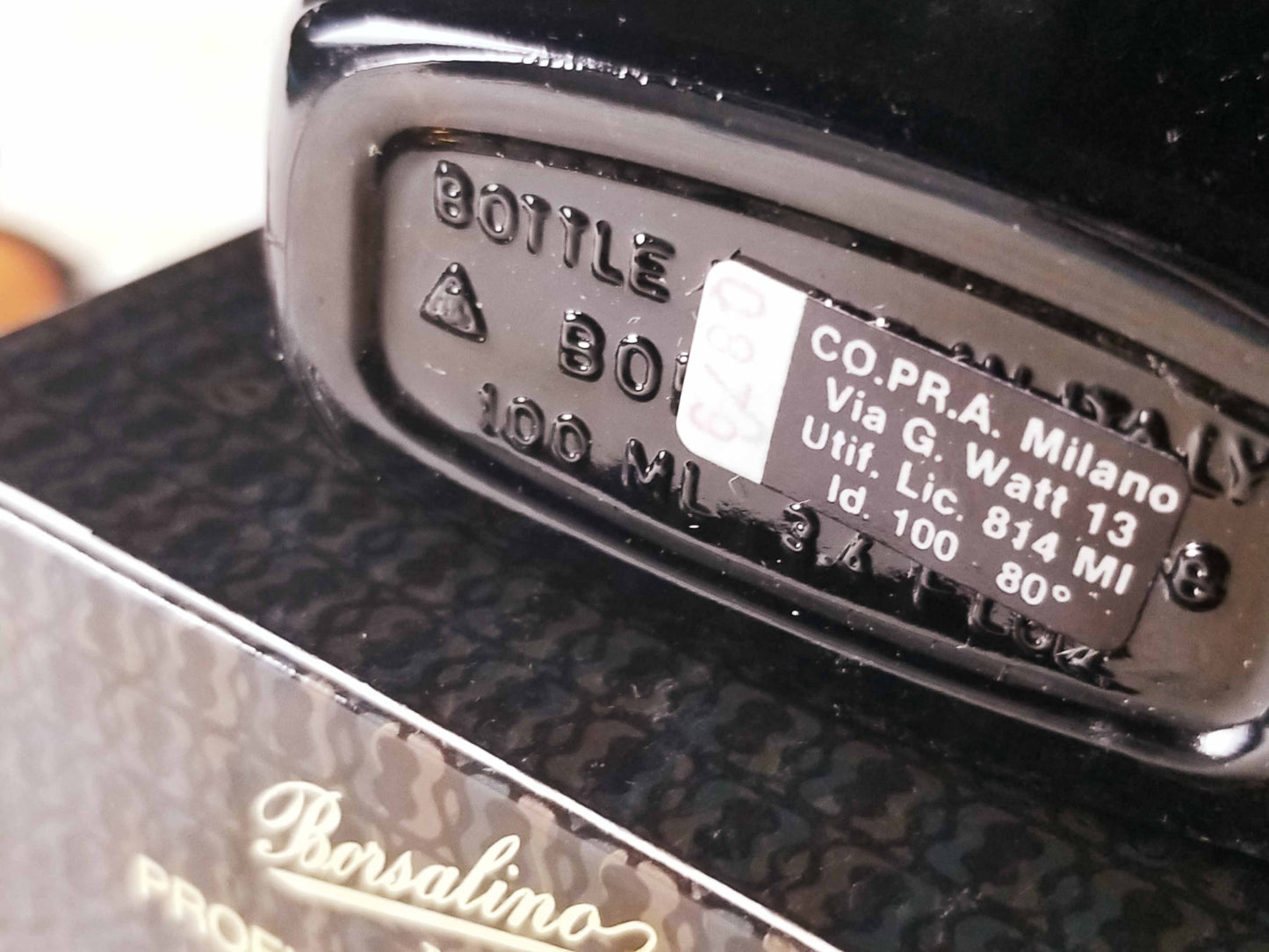 Borsalino for men EDT Spray 100 ml 3.4 oz, Vintage, Rare
