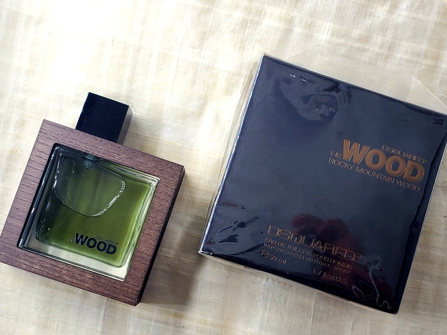 He Wood Rocky Mountain Wood DSQUARED2 for men EDT Spray 50 ML 1.7 oz, Vintage