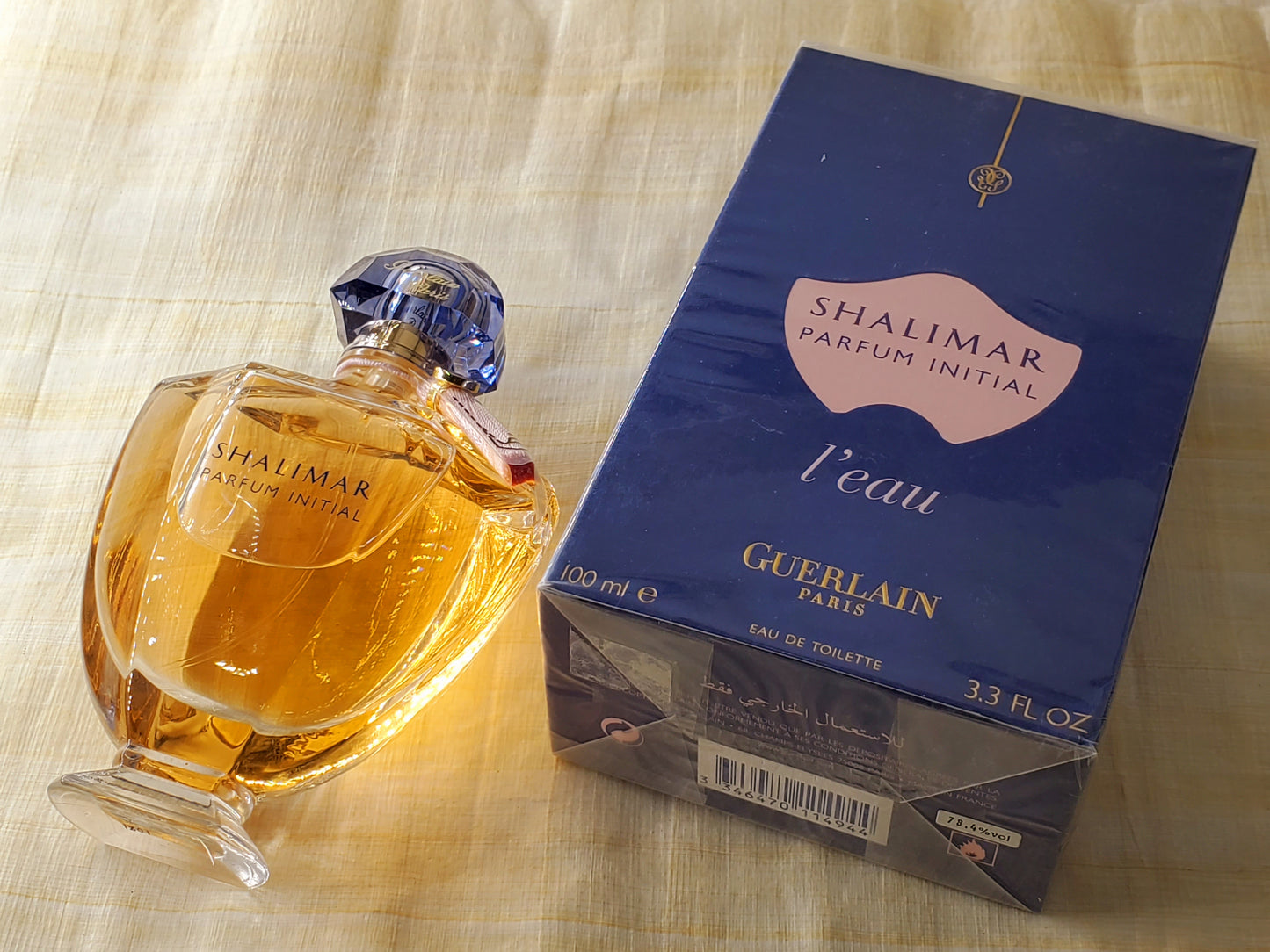 Guerlain Shalimar Parfum Initial L'Eau for women EDT Spray 100 ml 3.4 oz, Vintage, Rare, Sealed