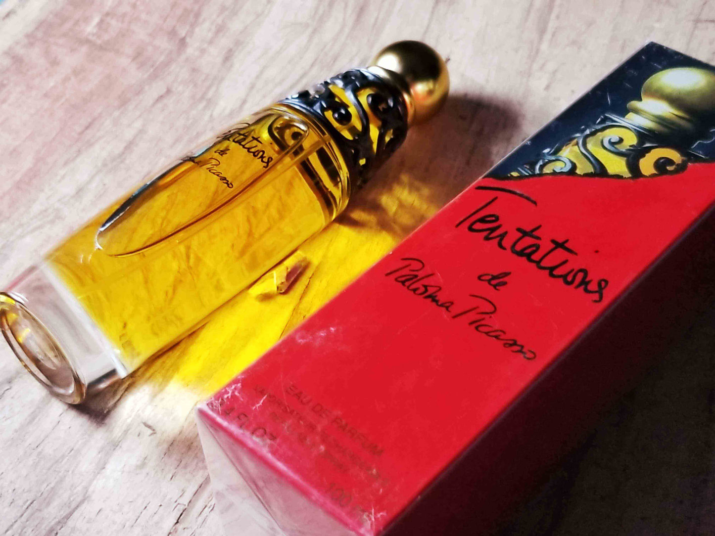 Tentations Paloma Picasso (Cosmair) EDP Spray 100 ml 3.4 oz Or 50 ml 1.7 oz, Vintage, Rare