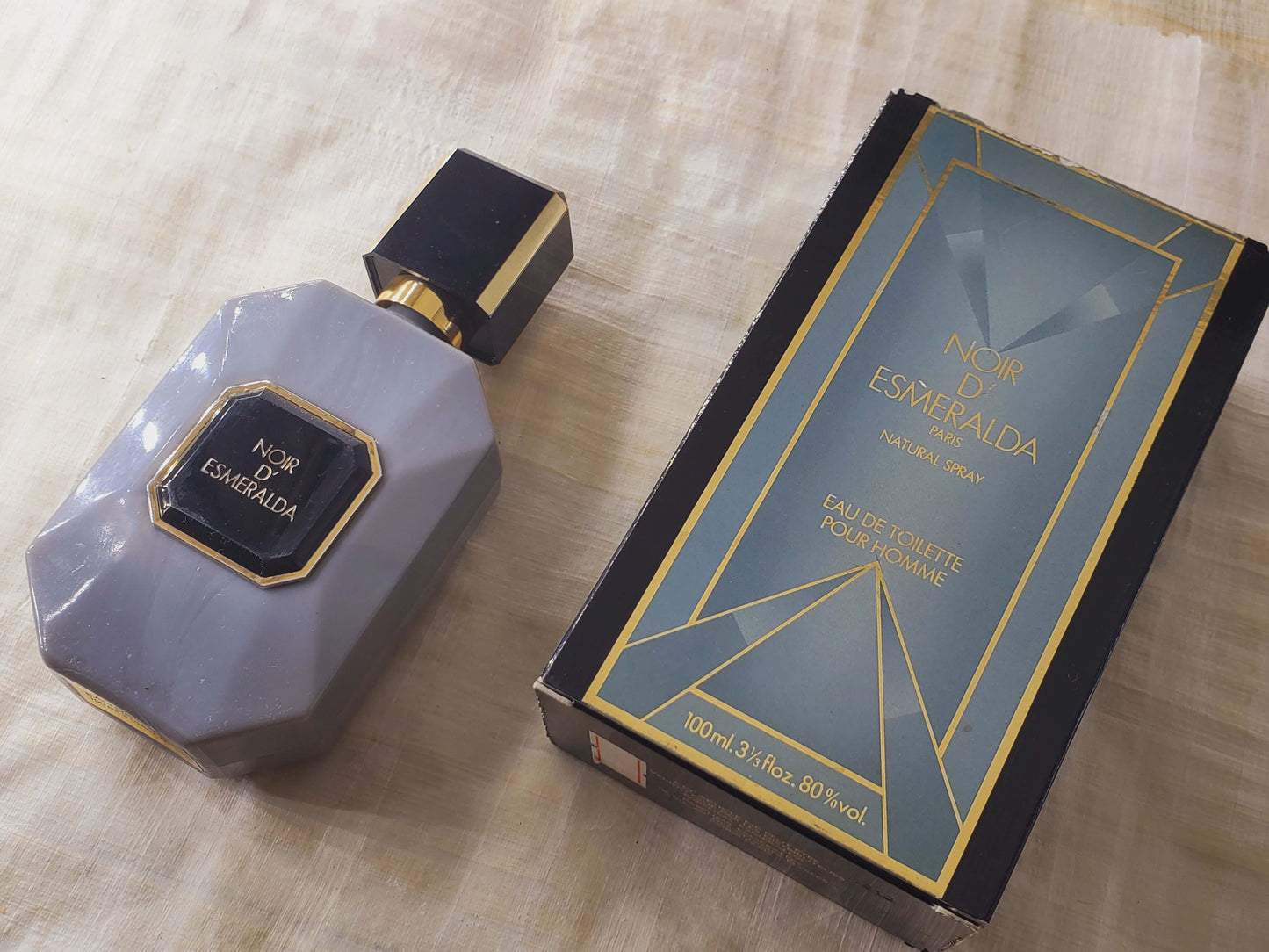 Noir d'Esmeralda Parfums Esmeralda 1993 for Men EDT Spray 100 ml 3.4 oz OR 50 ML 1.7 oz, Vintage, Rare