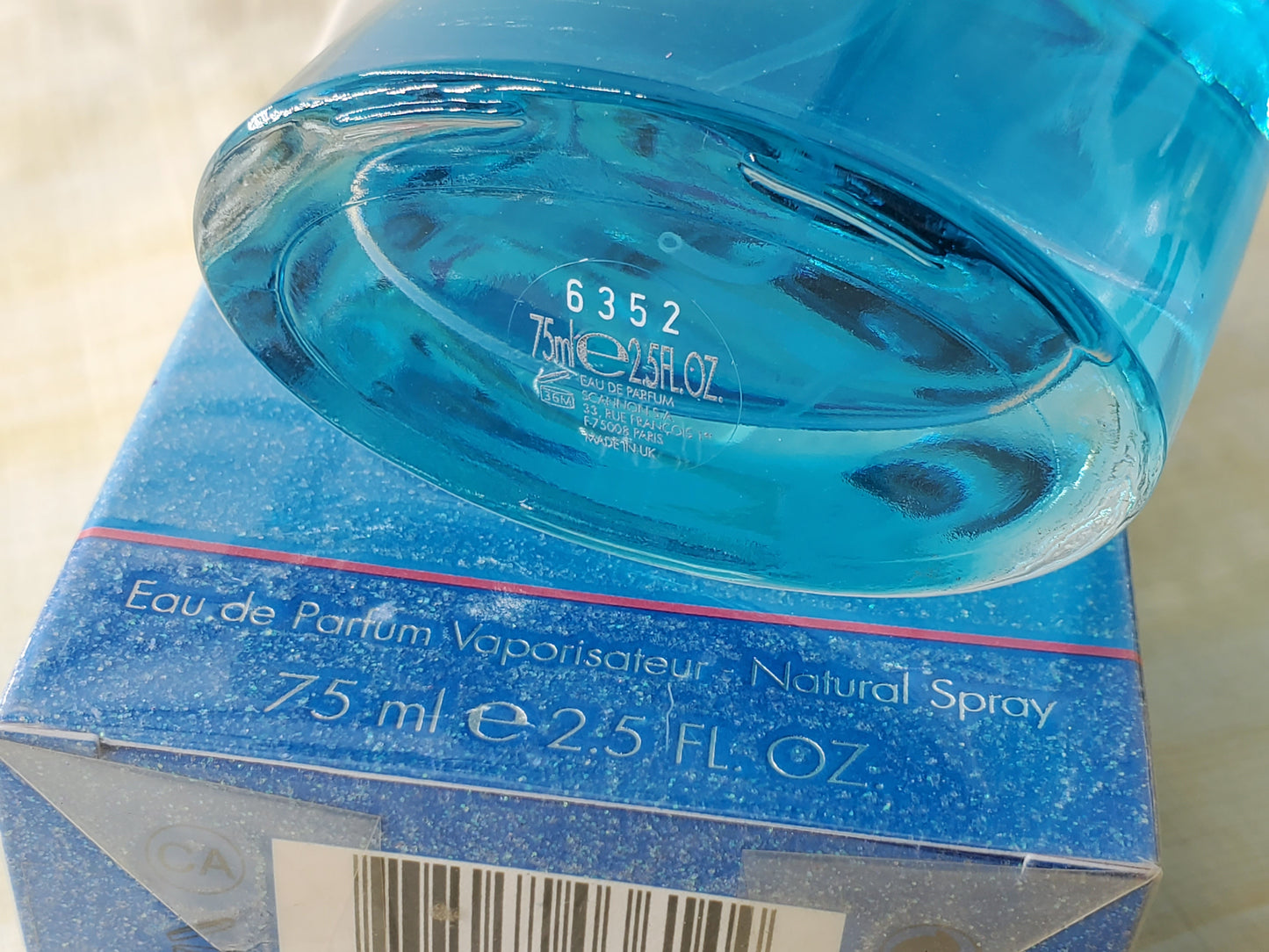 Escada Into the Blue for women EDP Spray 75 ml 2.5 oz OR 50 ml 1.7 oz, Vintage, Rare, Sealed