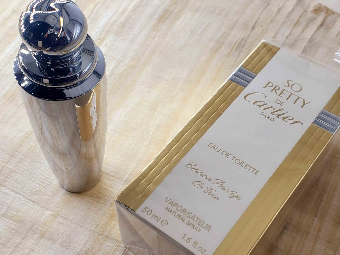 Cartier So Pretty Edition Prestige Or Gris for women EDT Spray 50 ml 1.7 oz, Vintage, Rare, Sealed