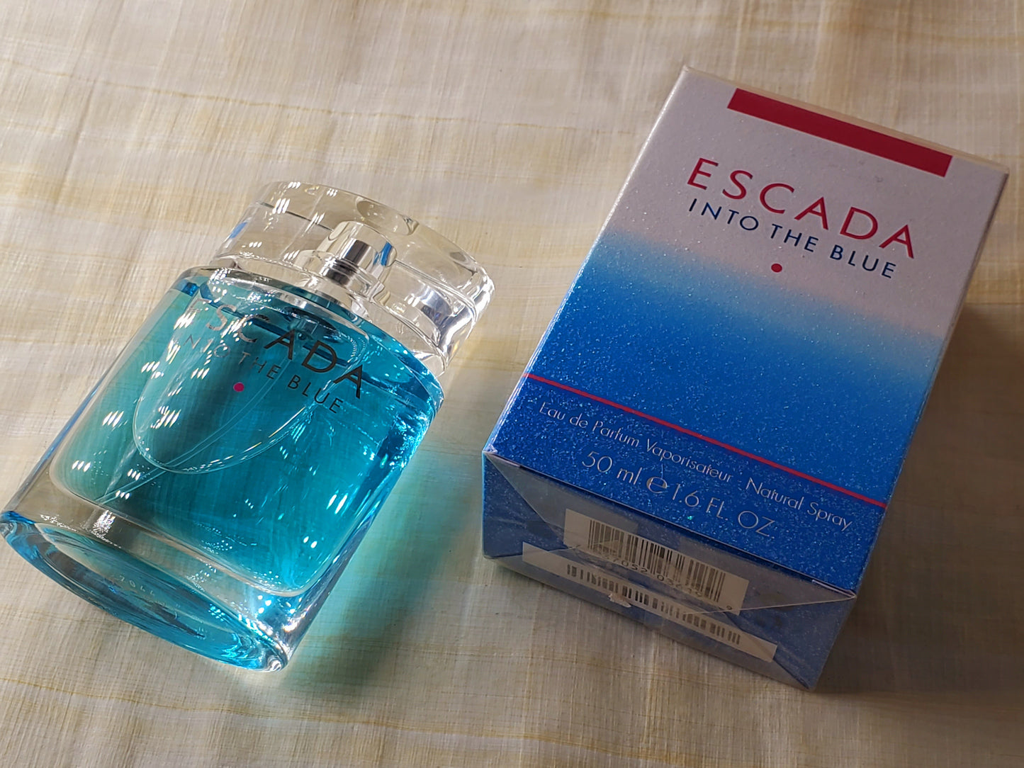 Escada Into the Blue for women EDP Spray 75 ml 2.5 oz OR 50 ml 1.7 oz, Vintage, Rare, Sealed