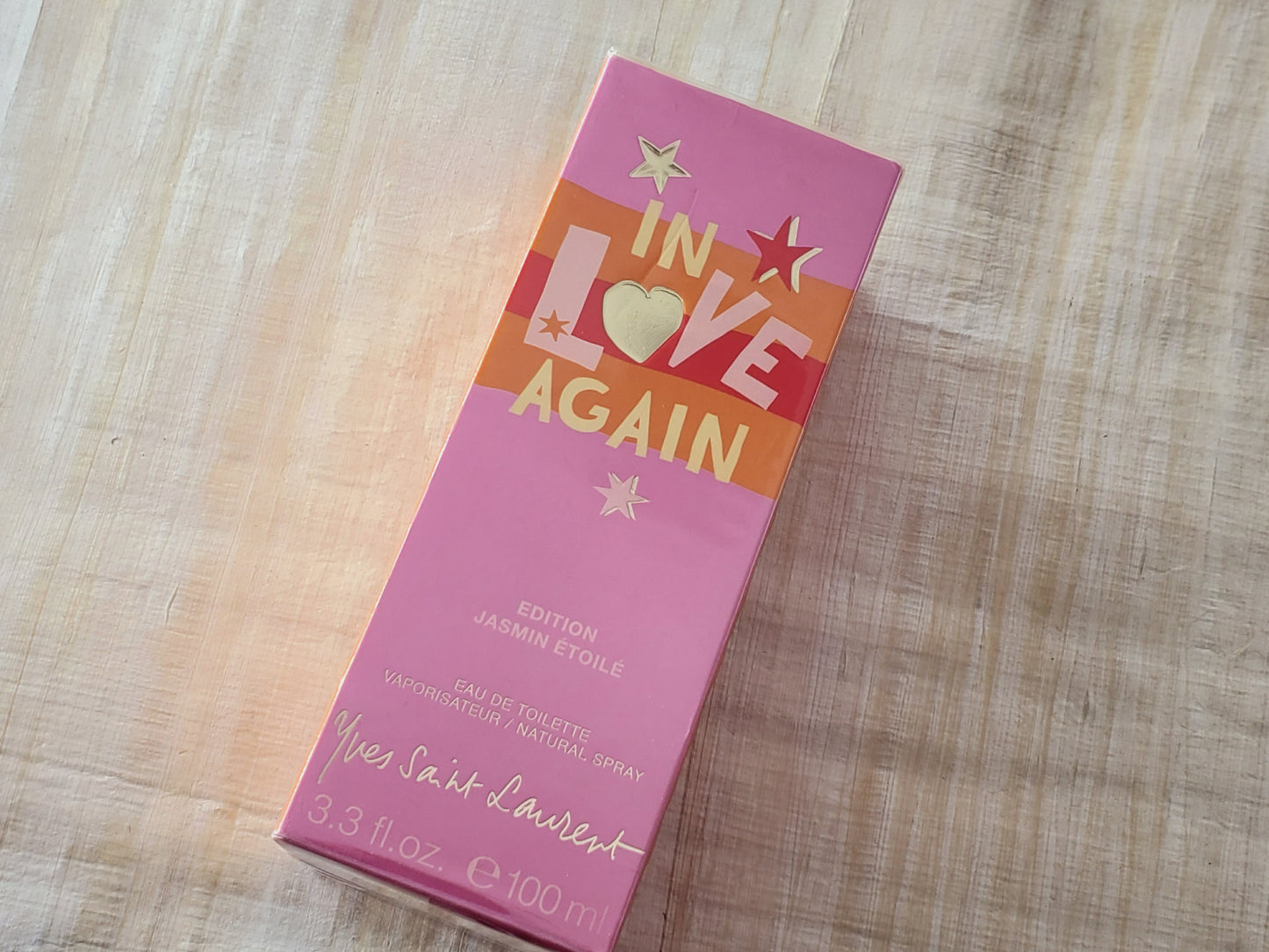 In Love Again Jasmin Etoile Yves Saint Laurent for women EDT Spray 100 ml 3.4 oz, Vintage, Rare