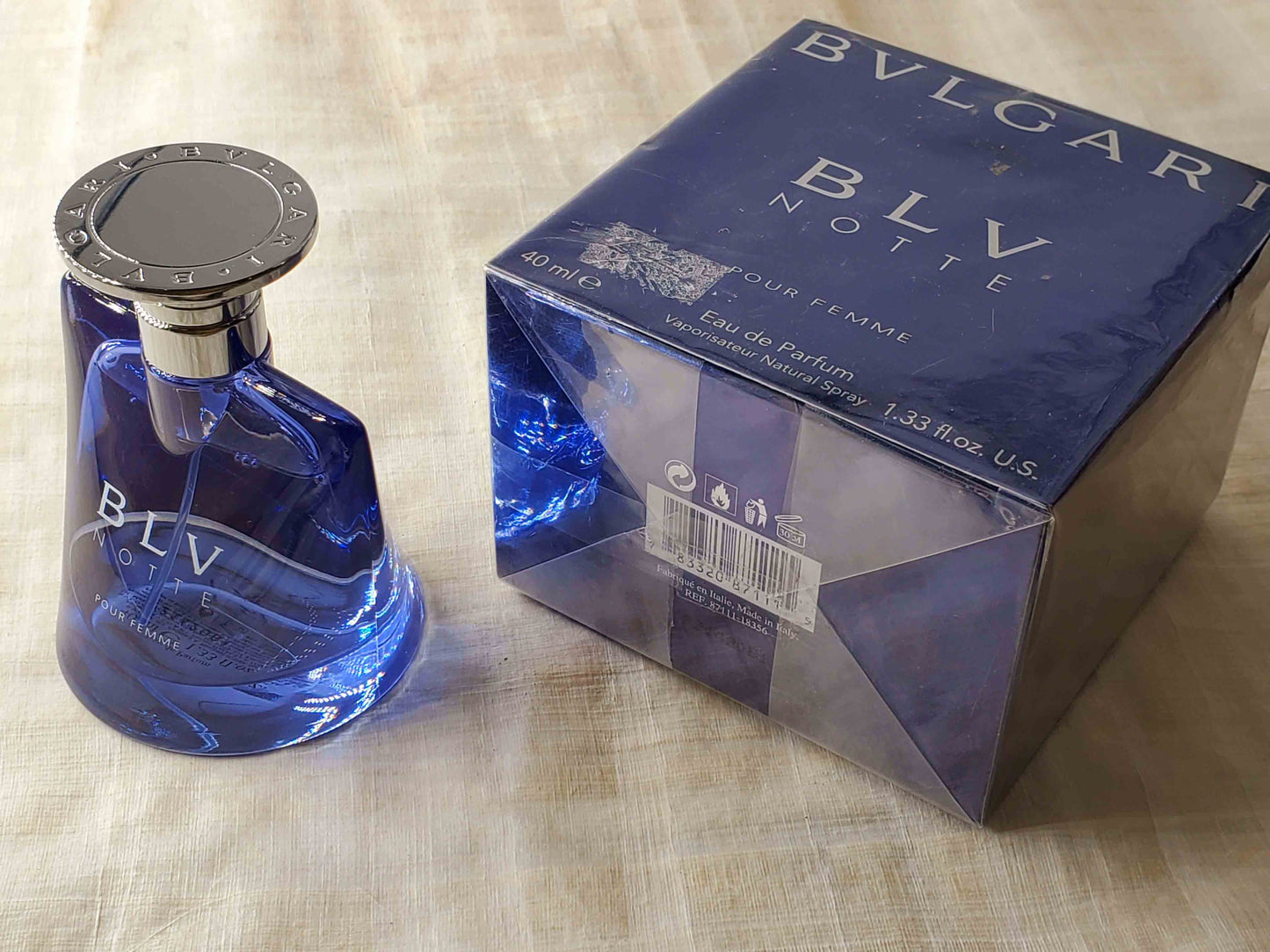 BLV Notte Pour Femme Bvlgari for women EDP Spray 75 ml 2.5 oz OR 40 ml 1.33 oz, Vintage, Rare, Sealed