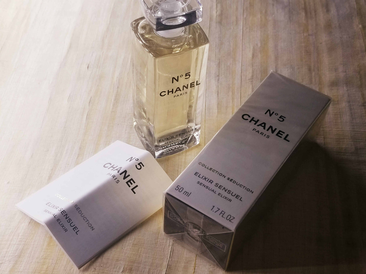Chanel N5 Elixir Sensuel for women Fluid Body Gel 50 ml 1.7 oz, Vintage, Rare, Sealed