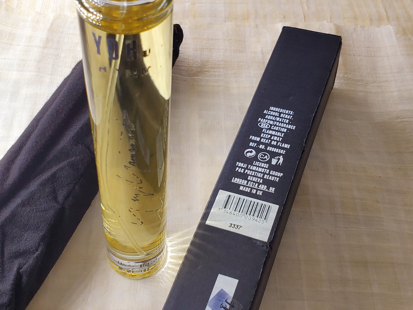 Yohji Yamamoto Pour Homme EDT Spray 100 ml 3.4 oz OR 50 ml 1.7 oz, Vintage, Rare, As pic