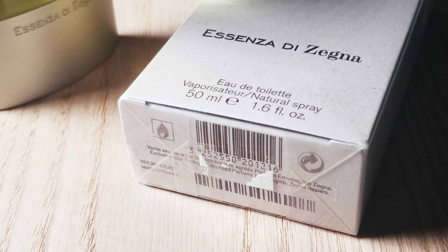 Essenza di Zegna Ermenegildo Zegna for men EDT Spray 100 ml 3.4 0z OR 50 ml 1.7 oz, Vintage, Rare, Sealed