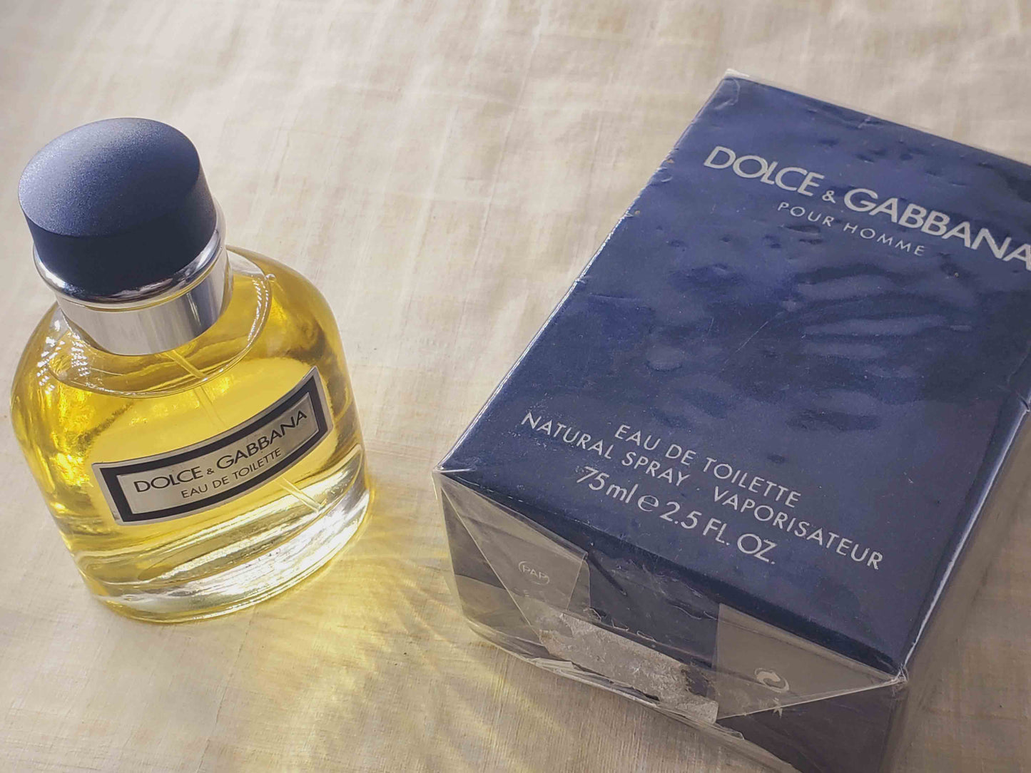 Dolce & Gabbana pour Homme (Italy 2007 Batch 7135) for men EDT Spray 75 ml 2.5 oz, Rare, Vintage, Sealed