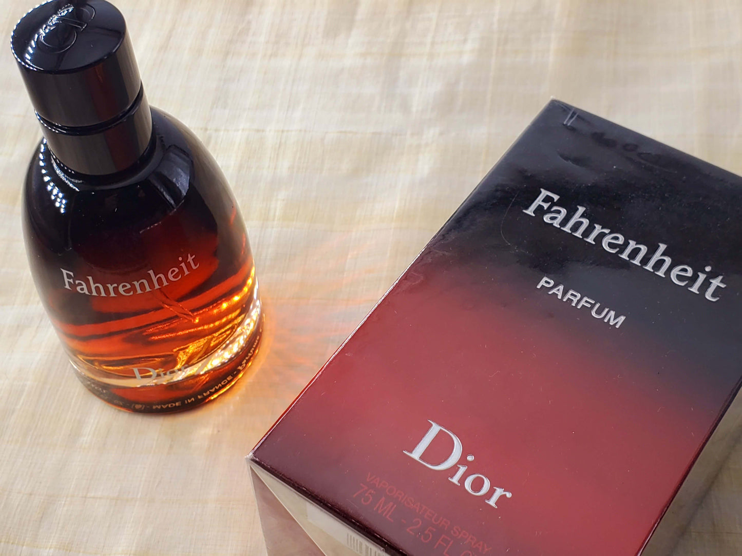 Fahrenheit Le Parfum (FIRST EDITION) Christian Dior for men EDT Spray 75 ml 2.5 oz, Rare, Vintage