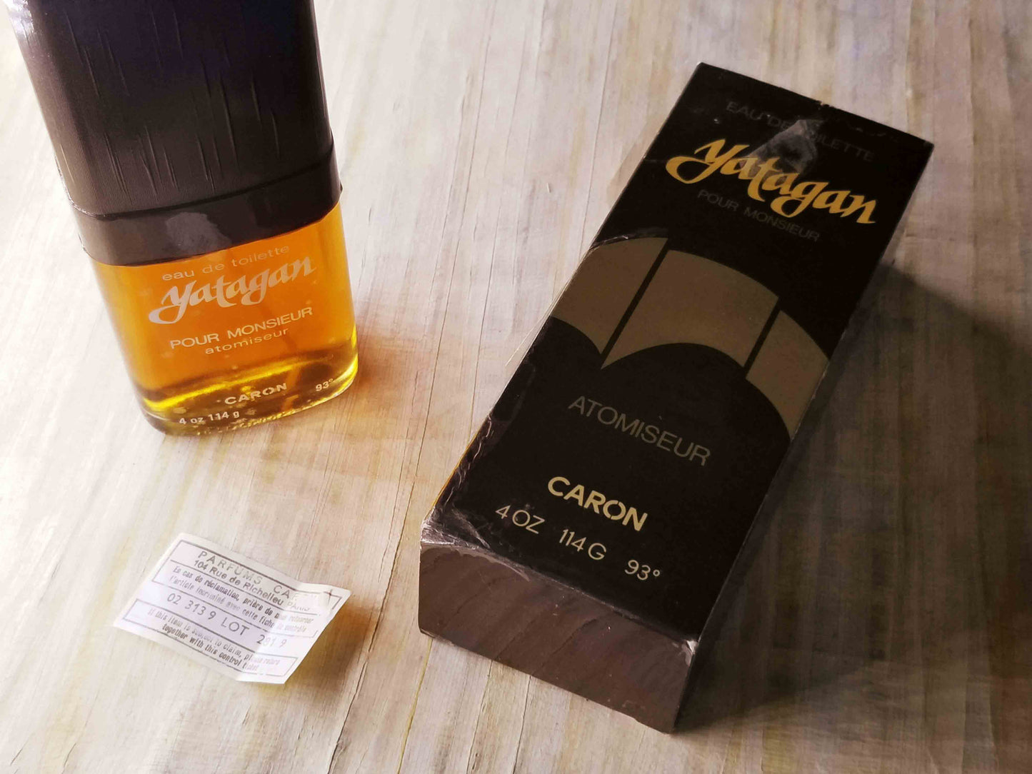 Yatagan Caron for men EDT Spray 120 ml 4 oz, Vintage, Rare