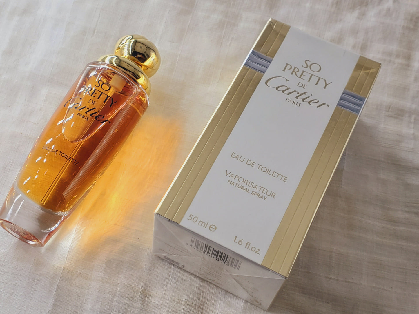 Cartier So Pretty for women EDT Spray 50 ml 1.7 oz, Vintage, Rare, Sealed