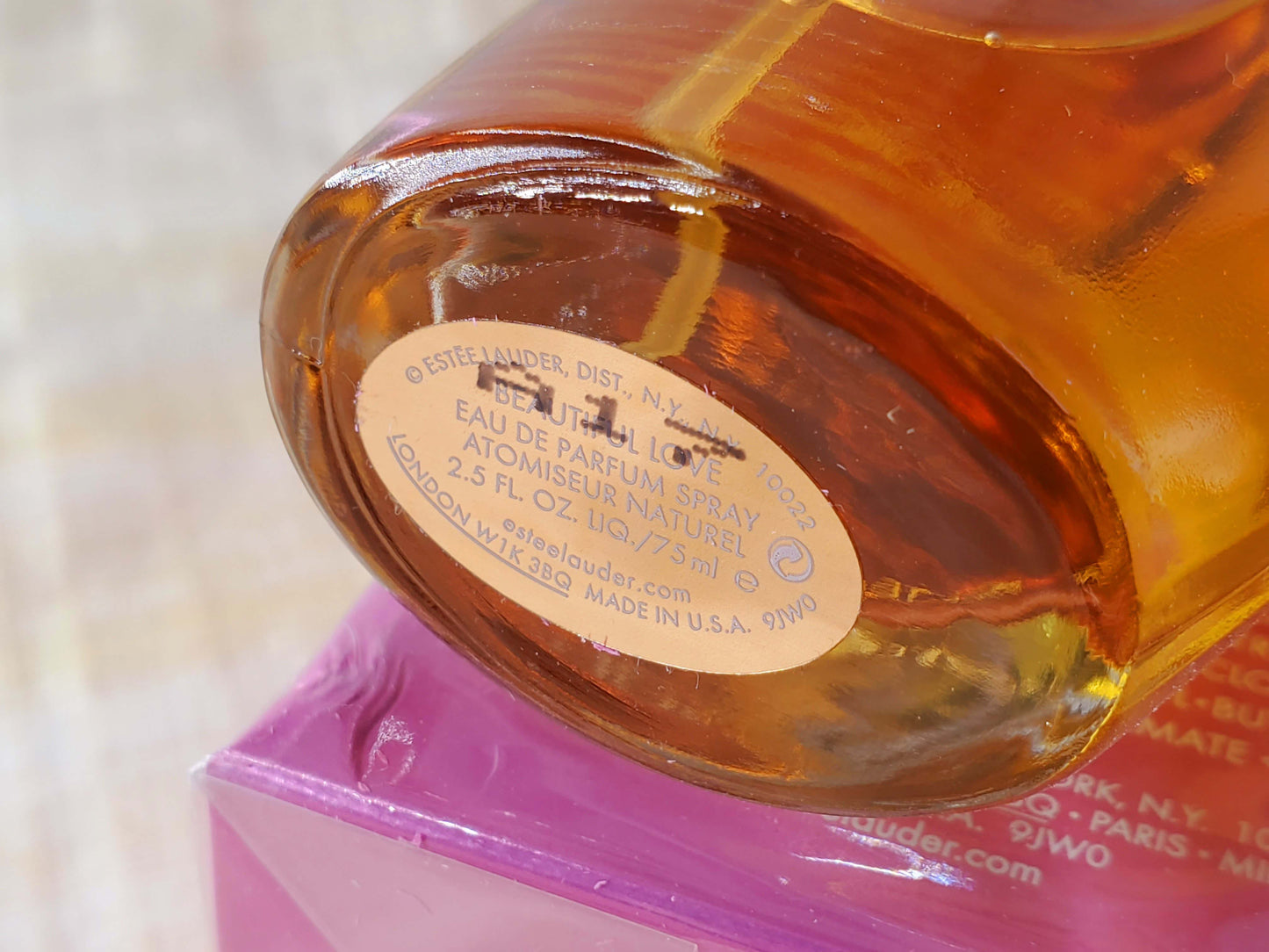 Beautiful Love Estée Lauder for women EDP Spray 75 ml 2.5 oz OR 30 ml 1 oz, Vintage, Very Rare