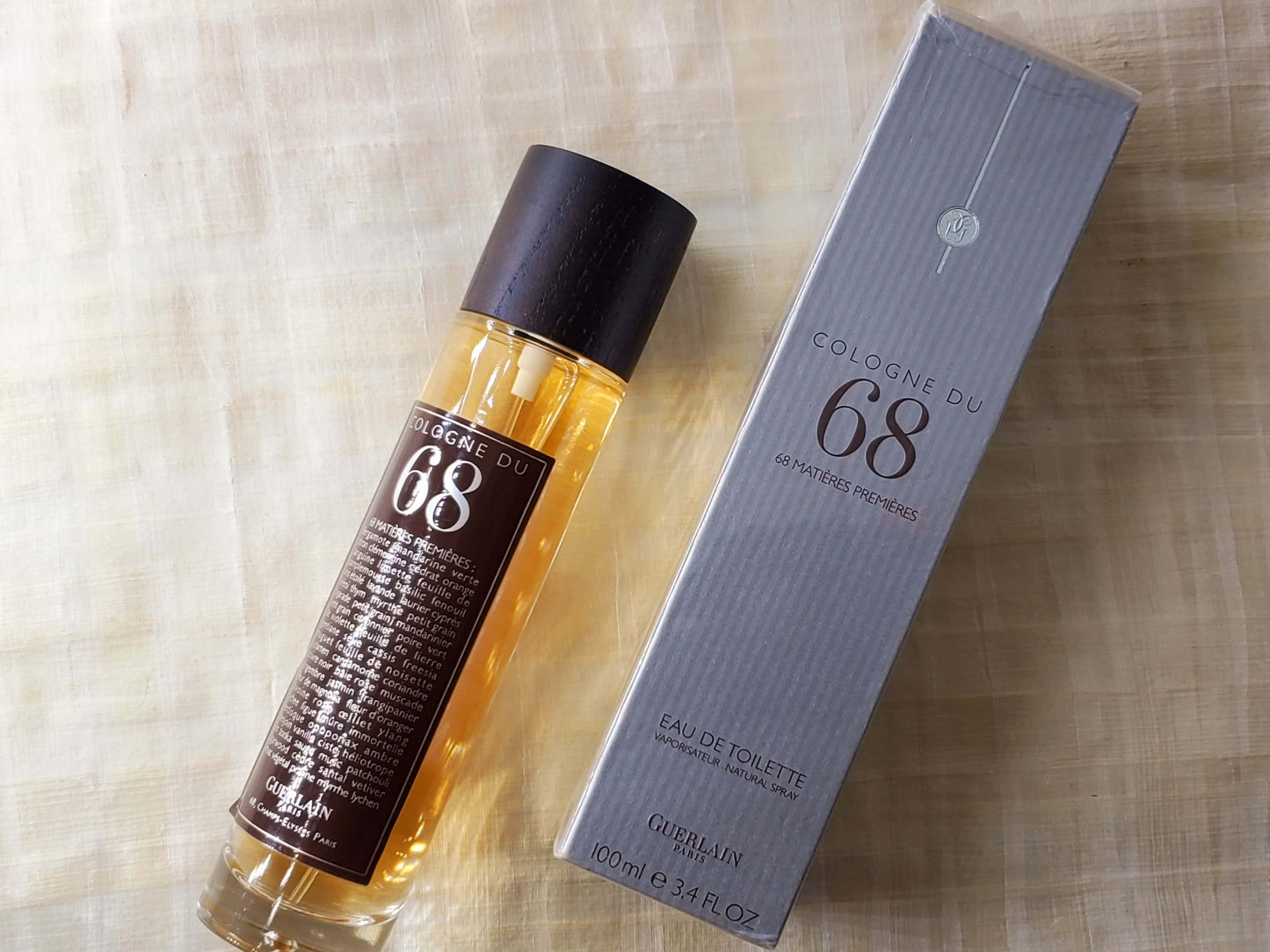 Cologne du 68 Guerlain Unisex EDT Spray 100 ml 3.4 oz, Vintage, Very Rare
