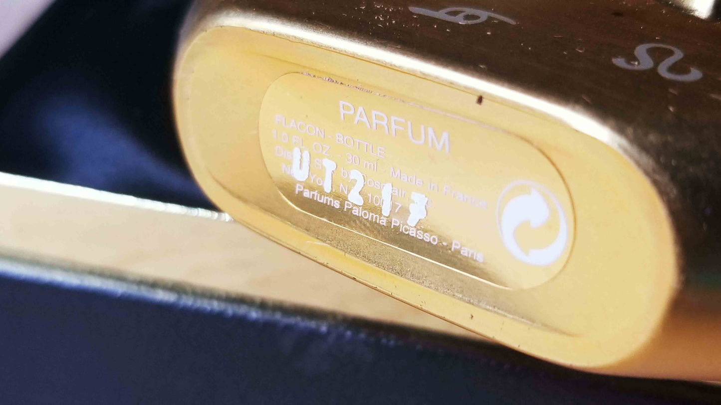 Constellation d'Or Paloma Picasso (Cosmair) Pure Parfum for women 30 ml 1 oz, Vintage, Rare