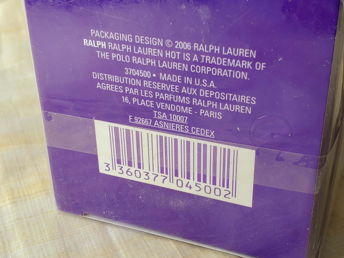 Ralph Hot Ralph Lauren for women EDT Spray 100 ml 3.4 oz Or 50 ml 1.7 oz, Rare, Vintage, Sealed