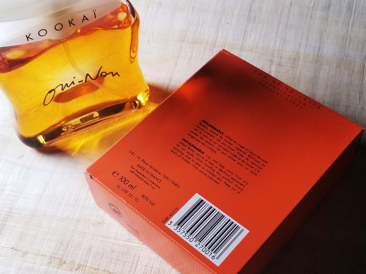Oui-Non Kookai for women EDT Spray 100 ml 3.4 oz Or 50 ml 1.7 oz, Vintage, Rare, Sealed