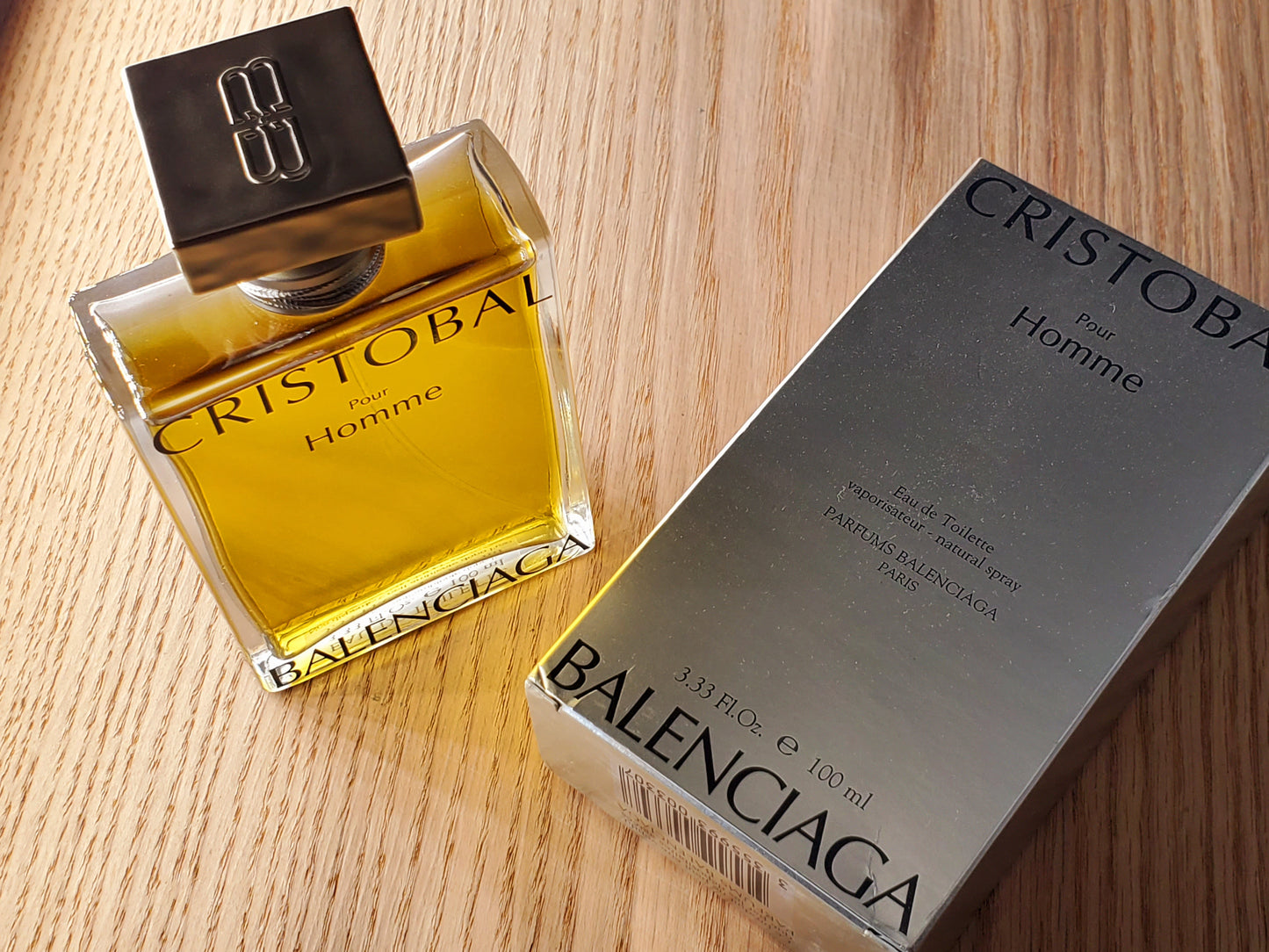 Cristobal pour Homme EDT Spray 100 ml 3.4 OR 50 ml 1.7 oz OR 30 ml 1 oz, Vintage, Rare