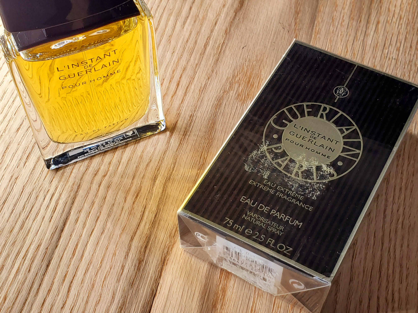L'Instant de Guerlain Pour Homme Eau Extreme EDP Spray 75 ml 2.5 oz, Vintage, Rare, Sealed
