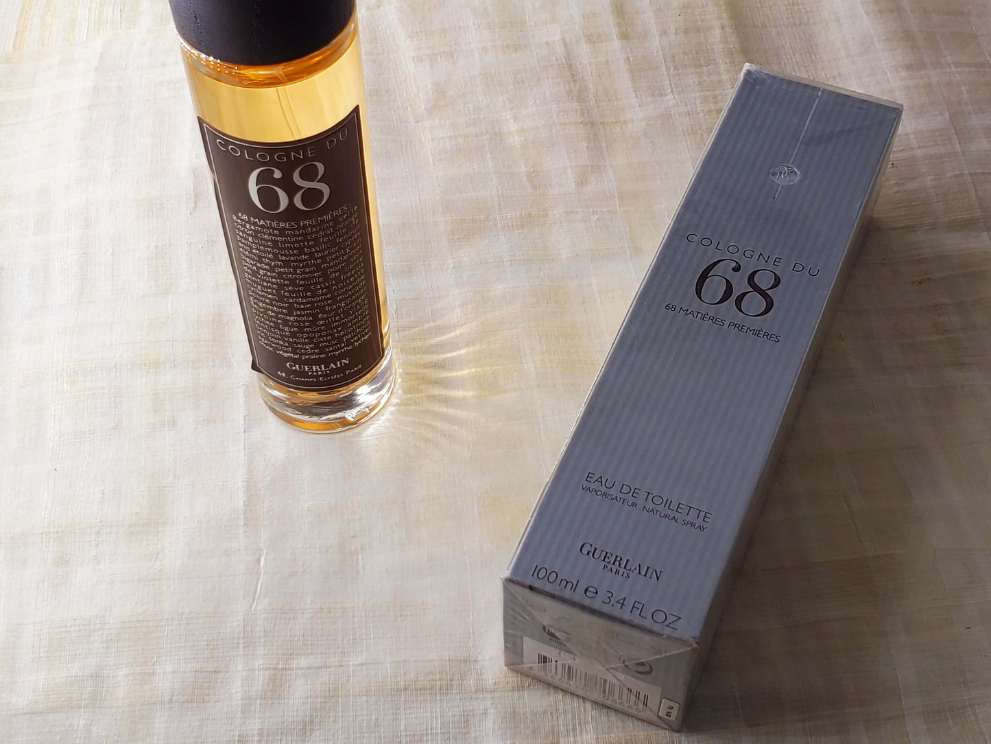 Cologne du 68 Guerlain Unisex EDT Spray 100 ml 3.4 oz, Vintage, Very Rare