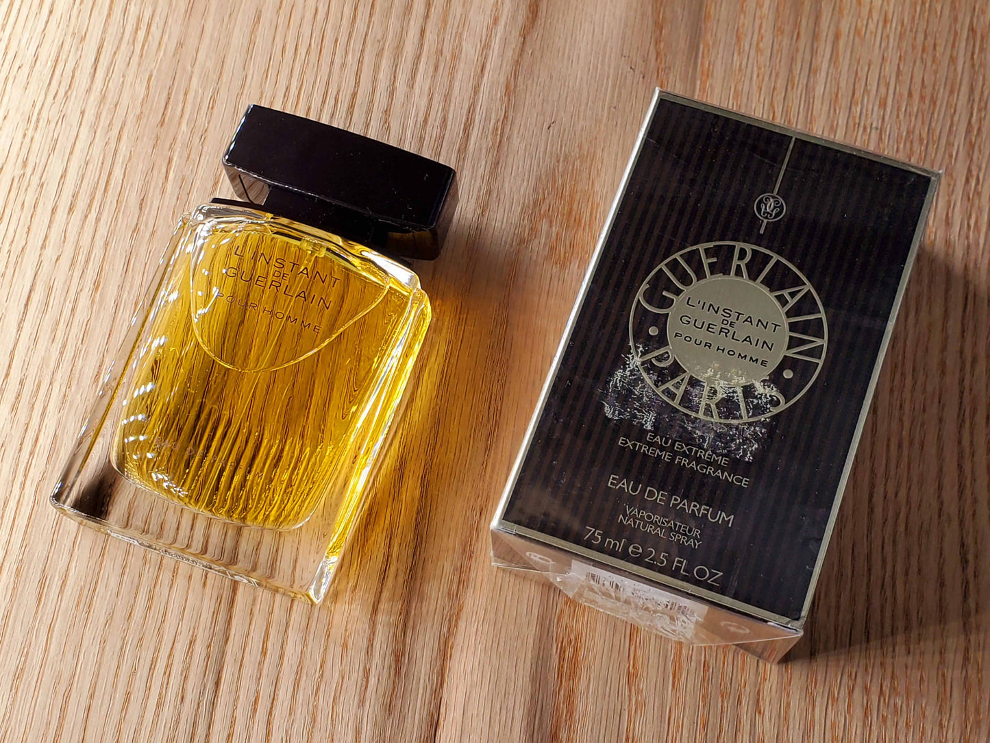 L'Instant de Guerlain Pour Homme Eau Extreme EDP Spray 75 ml 2.5 oz, Vintage, Rare, Sealed