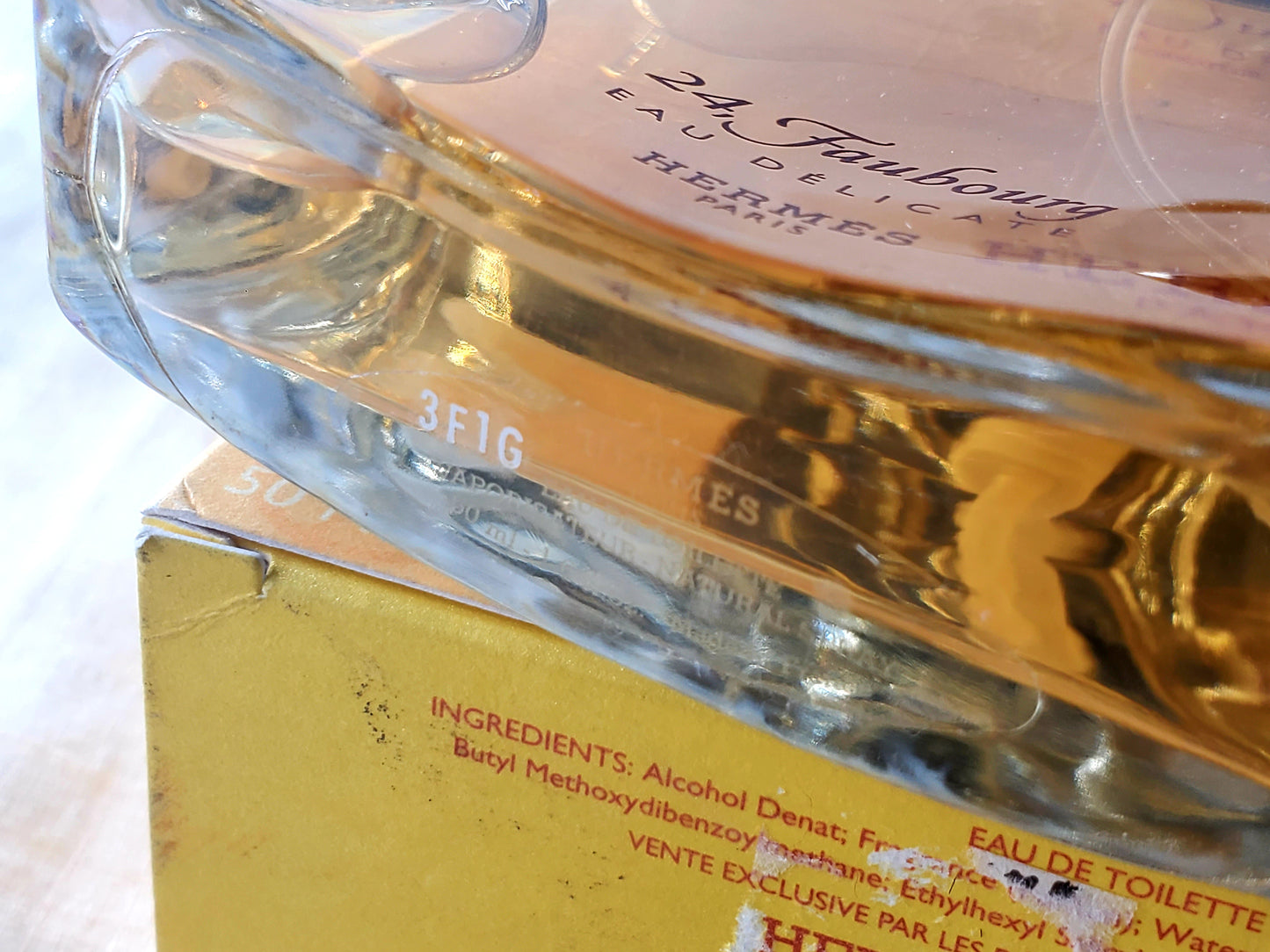 24 Faubourg Eau Delicate Hermes for women EDT Spray 100 ml 3.4 oz Or 50 ml 1.7 oz, Vintage, Rare, Sealed