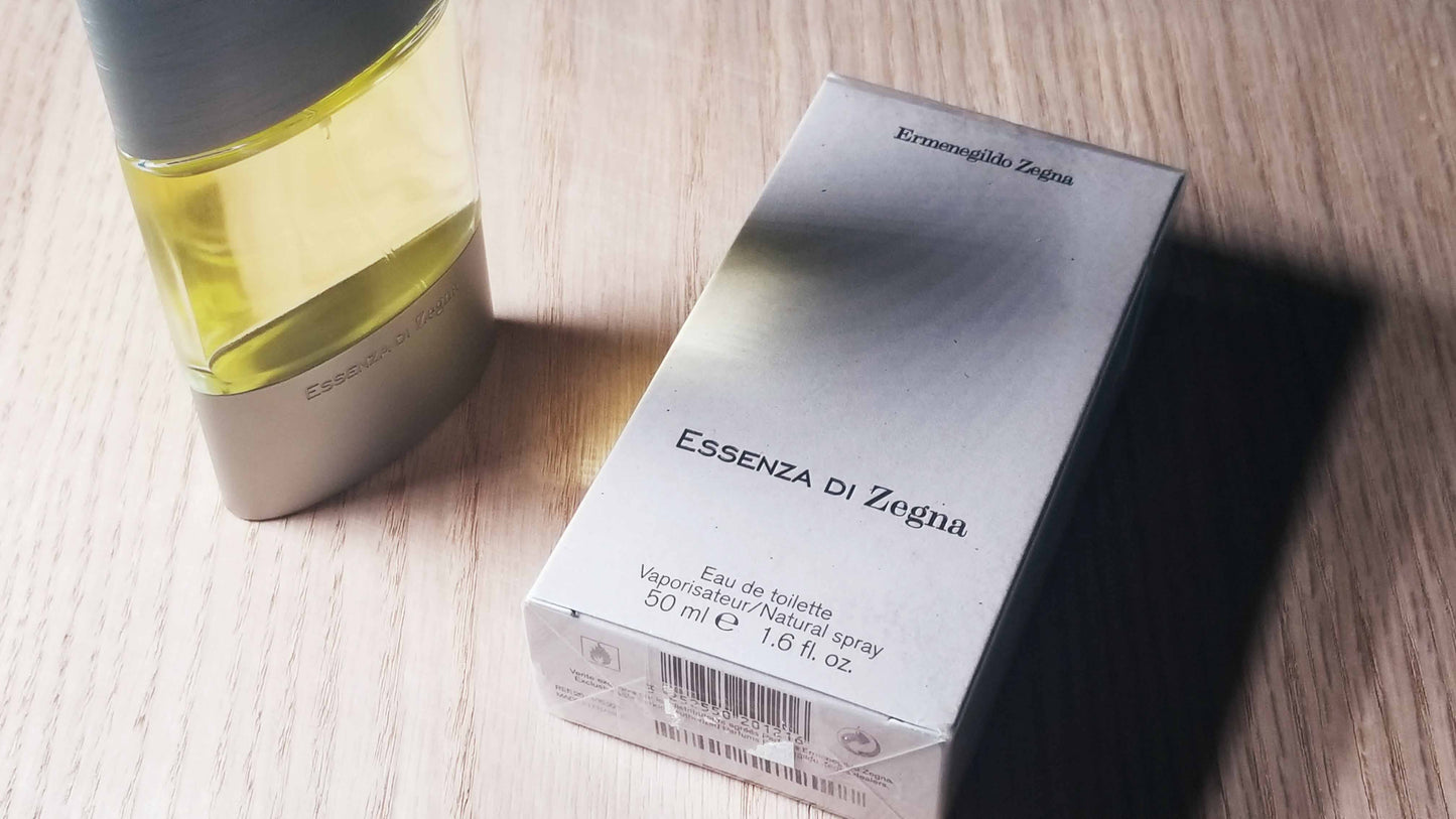 Essenza di Zegna Ermenegildo Zegna for men EDT Spray 100 ml 3.4 0z OR 50 ml 1.7 oz, Vintage, Rare, Sealed