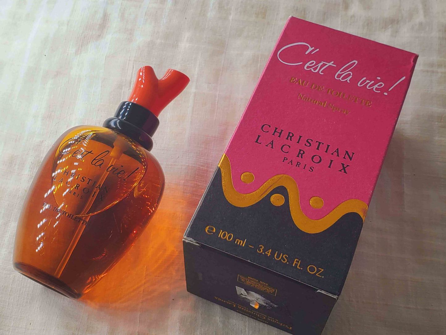C'est La Vie Christian Lacroix for women EDT Spray 200 ml 6.8 oz Tester OR 100 ml 3.4 oz, Vintage, Rare, Sealed