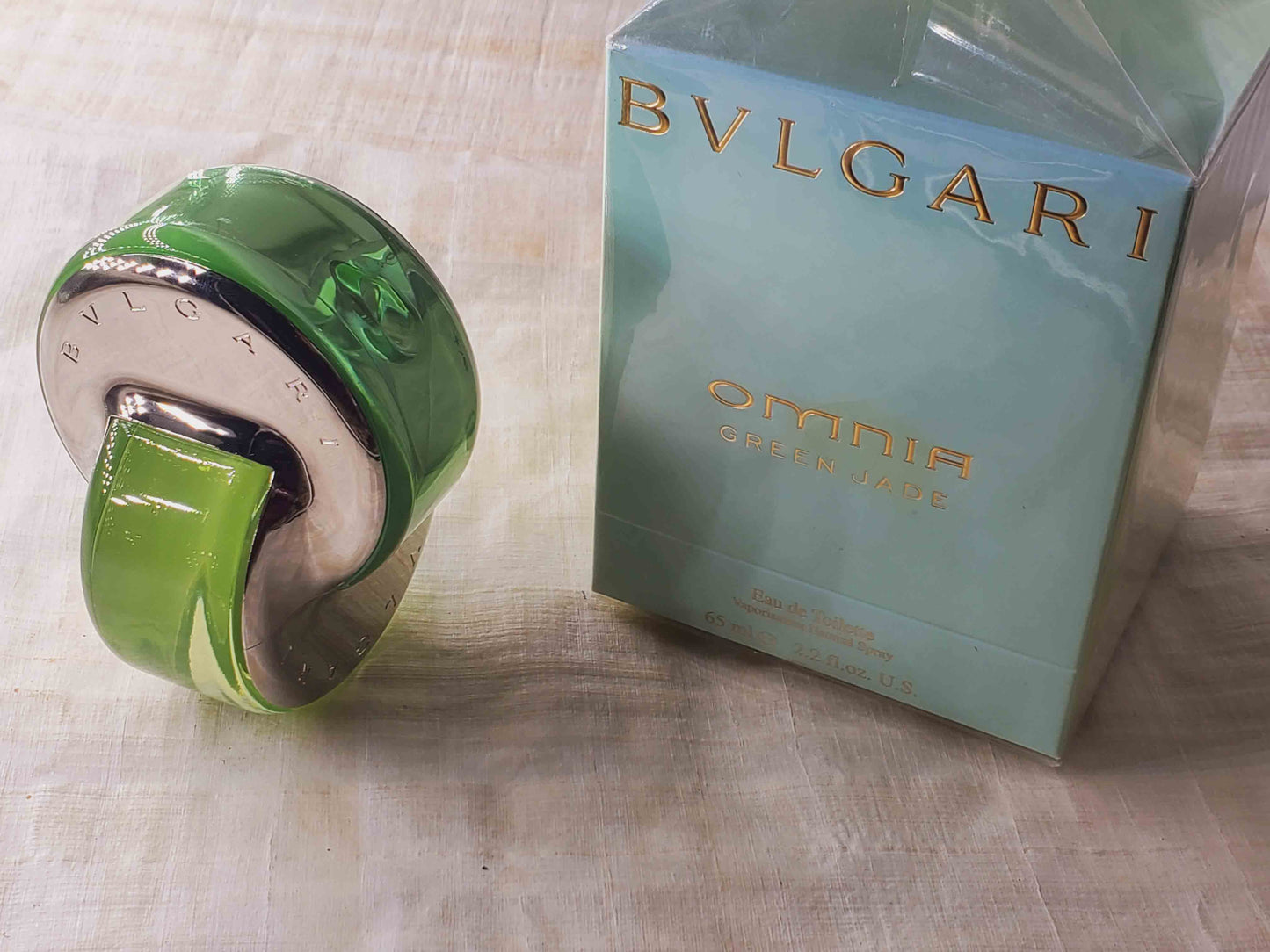 Omnia Green Jade Bvlgari for Women EDT Spray 65 ml 2.2 oz OR 40 ml 1.35 oz, Vintage, Rare, Sealed
