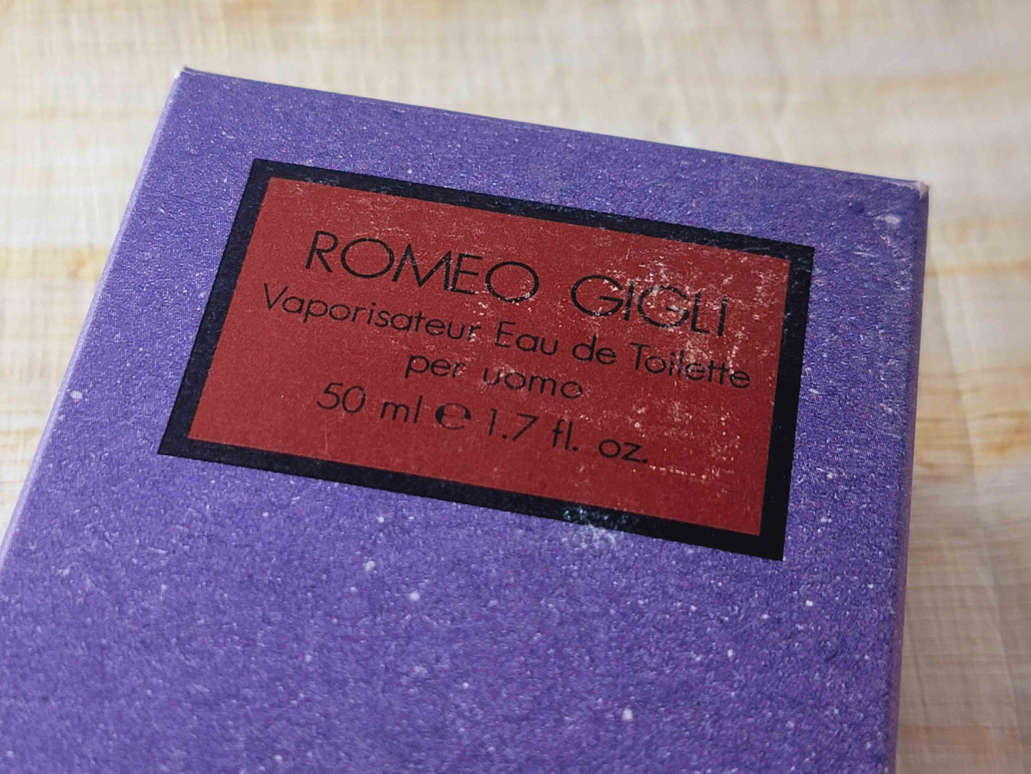 Romeo Gigli Per Uomo EDT Spray 100 ml 3.4 oz Or 50 ml 1.7 oz, Vintage, Rare