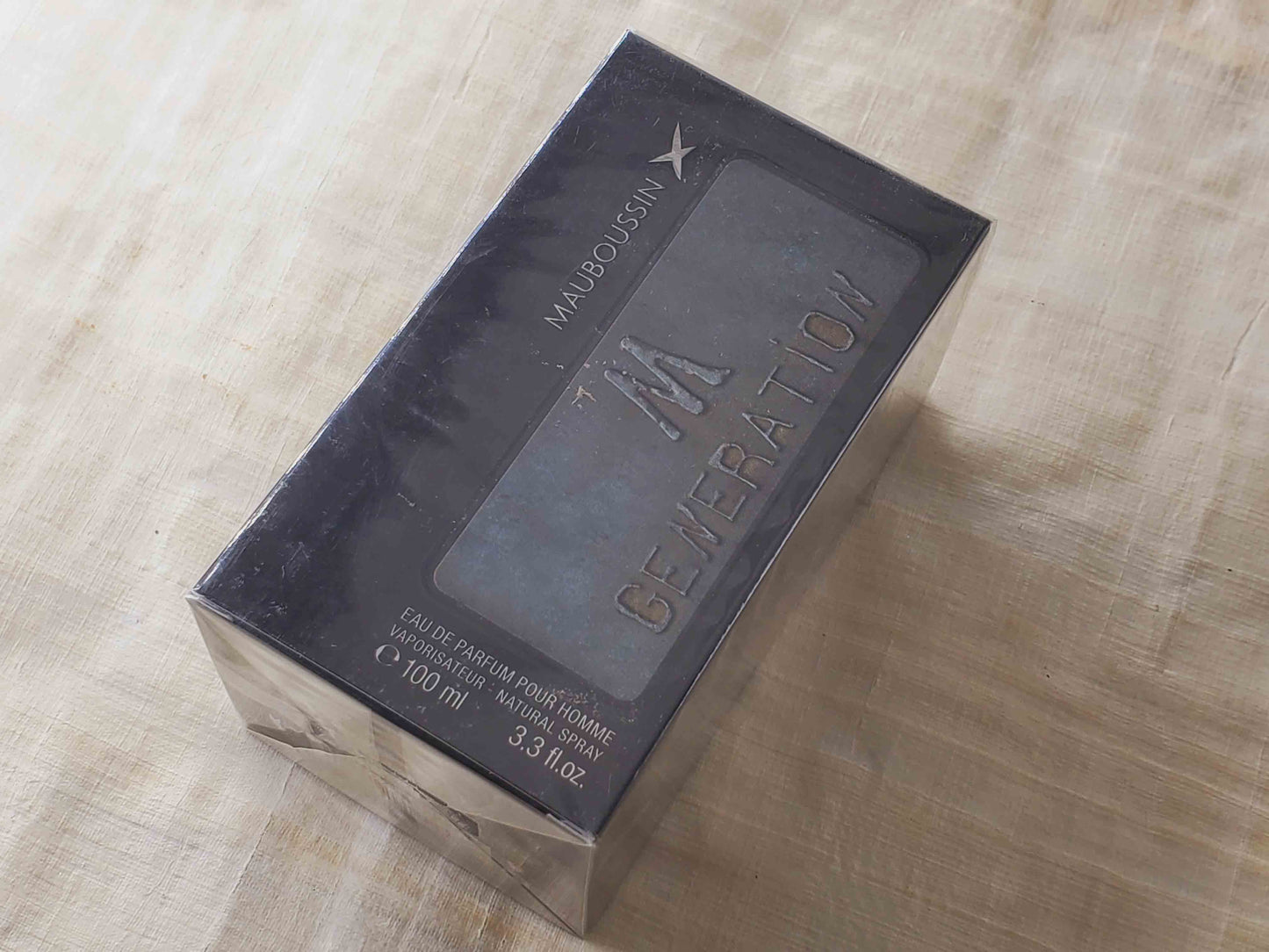 M Generation Mauboussin for men EDP Spray 100 ml 3.4 oz, Vintage, Rare