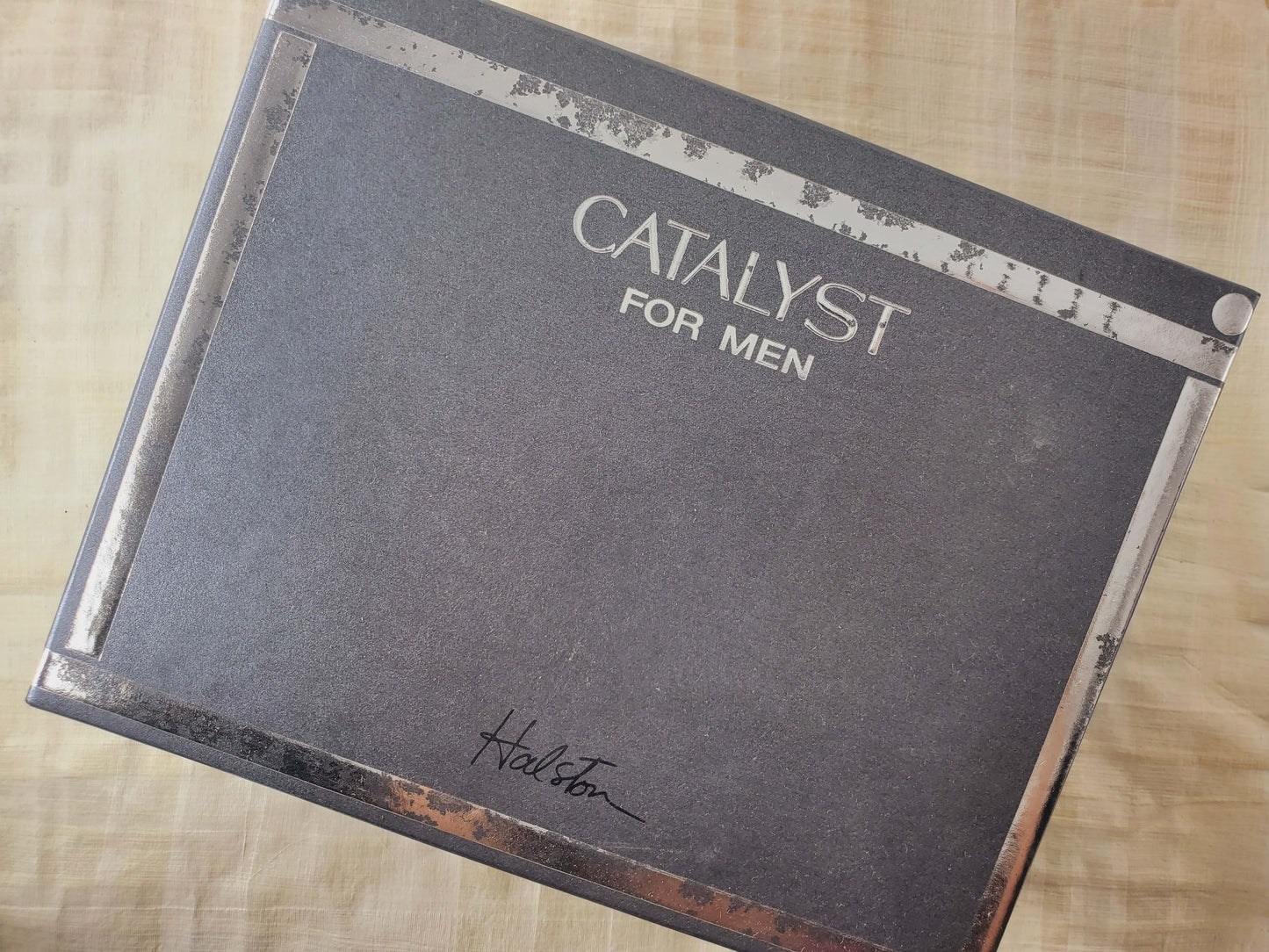Catalyst for Men Halston EDT Spray 100 ml 3.4 oz + After Shave 100 ml 3.4 oz, Vintage, Rare