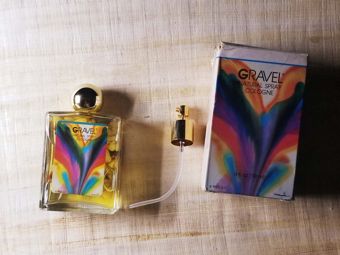 A Man's Cologne Gravel for men EDC Spray 118 ml 4 oz, Vintage 1957, Rare