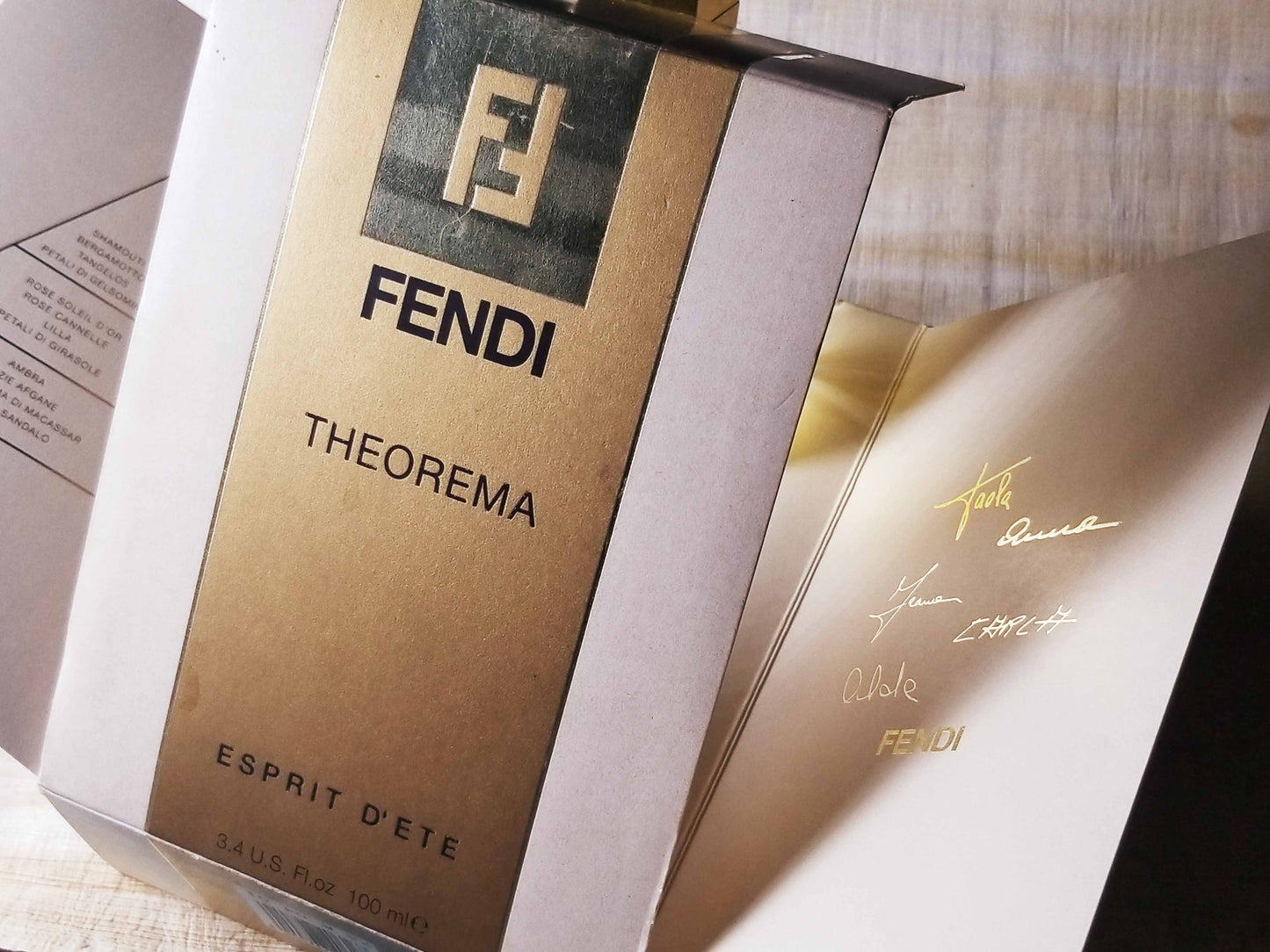 Fendi Theorema Esprit d'Ete for women Spray 100 ml 3.4 oz, Vintage, Rare