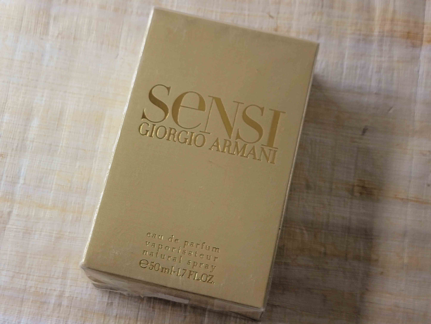 Giorgio Armani Sensi EDP Spray 100 ml 3.4 oz Or 50 ml 1.7 oz, Vintage