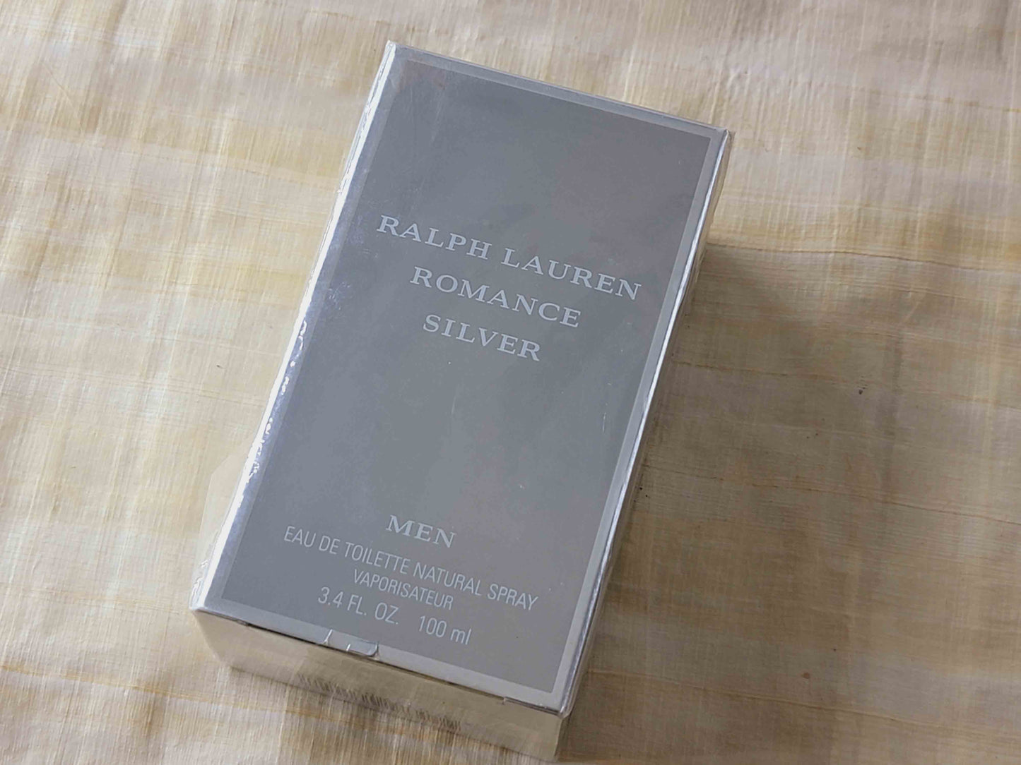 Romance Silver Ralph Lauren for men EDT Spray 100 ml 3.4 oz Or 50 ml 1.7 oz, Vintage, Rare, Sealed