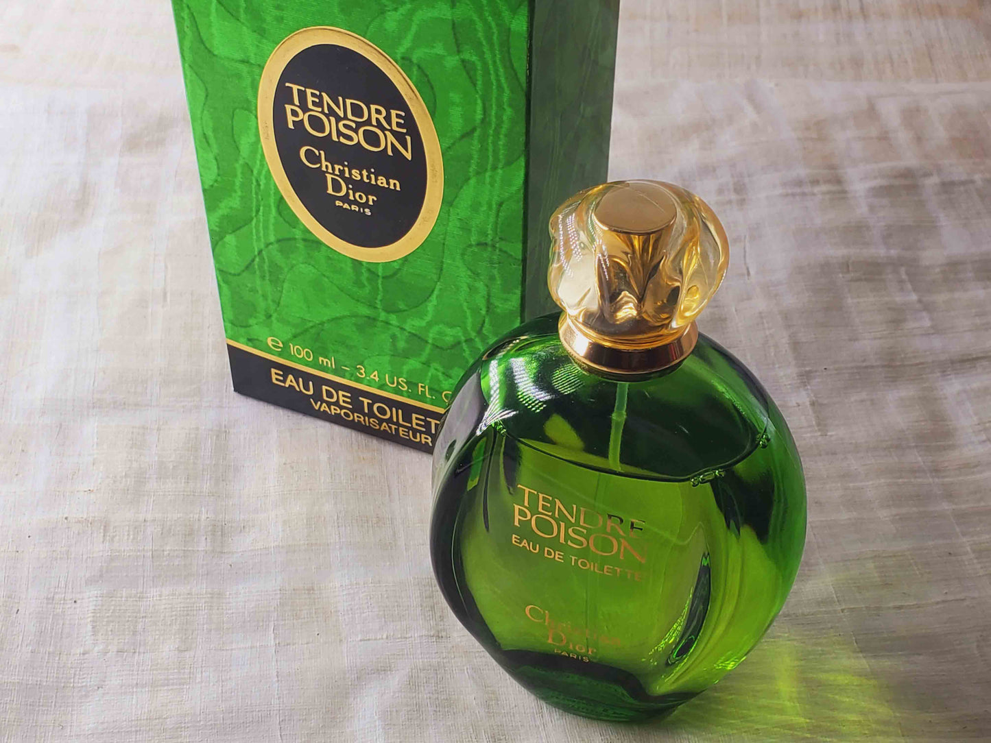 Tendre Poison by Christian Dior EDT Spray (BUNDLE /TWO) 2X50 ml 2X1.7 oz, Vintage, Rare, As Pic