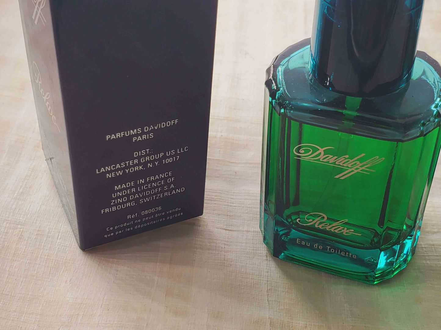 Relax Davidoff (Lancaster) for men EDT Spray (BUNDLE /TWO) 2X30 ml 2 oz, Vintage, Rare, As Pic