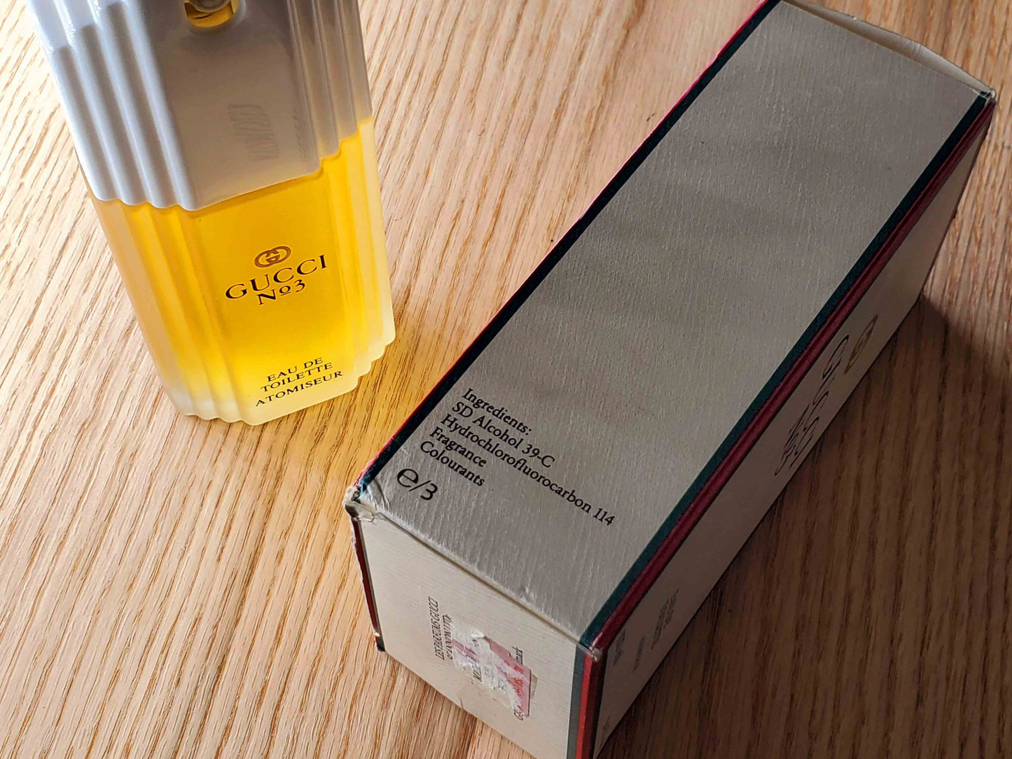 Gucci N.3 Gucci EDT Spray 120 ml 4 oz OR 100 ml 3.4 oz OR 60 ml 2 oz, Vintage, rare