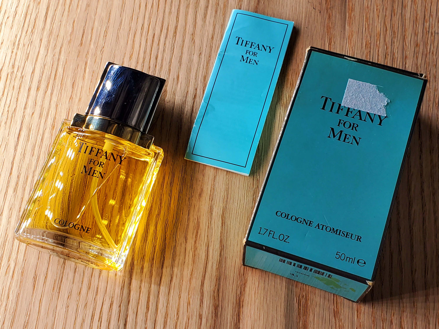 Tiffany for men EDC Spray 50 ml 1.7 oz, Vintage, Rare
