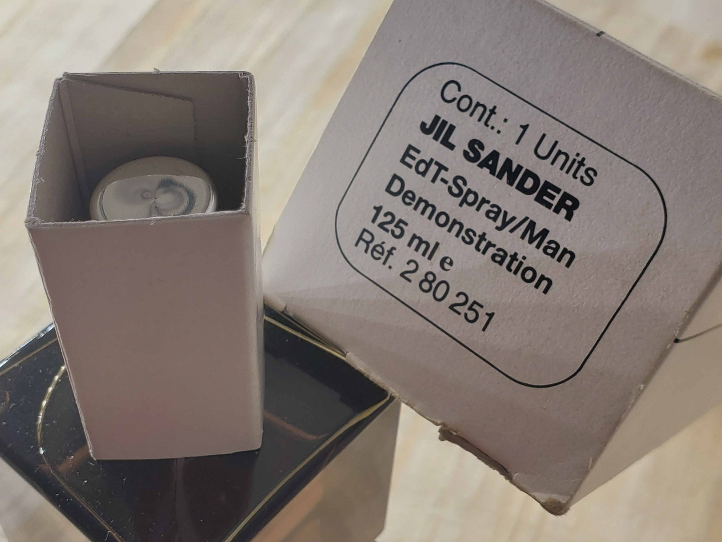 Jil Sander Man I (Man Pure) Old Version for men EDT Spray 125 ML 4.2 oz, Vintage, Rare, Tester
