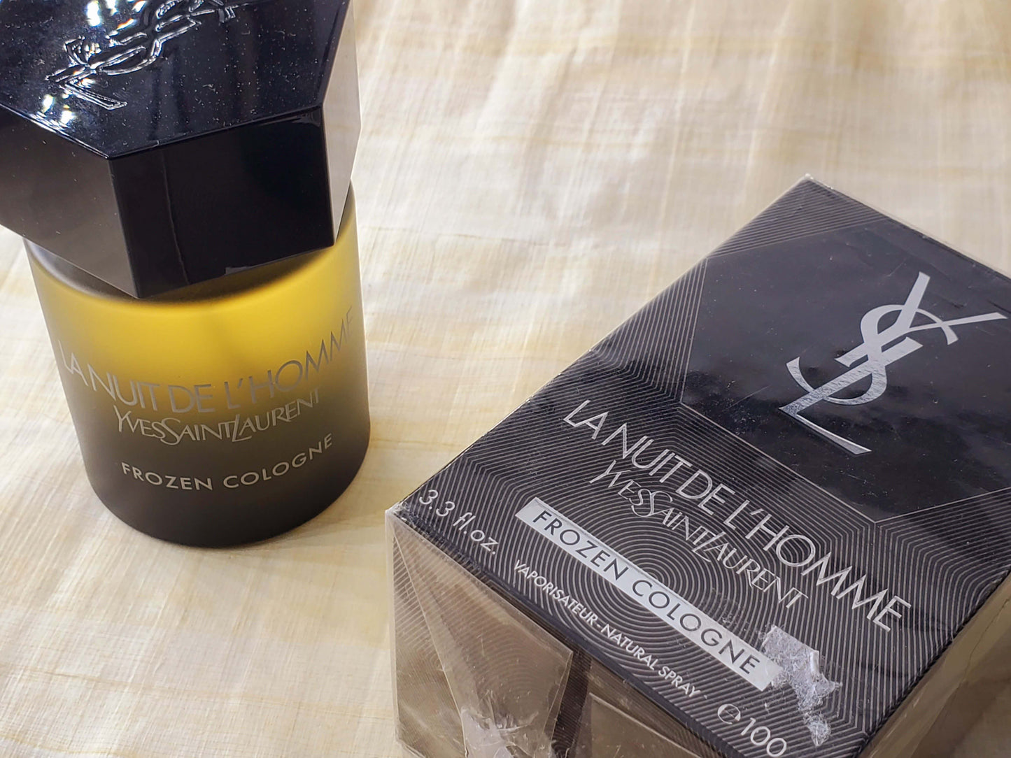 La Nuit de l'Homme Frozen (2012) Cologne Yves Saint Laurent for men EDC Spray 100 ml 3.4 oz, Vintage, Rare