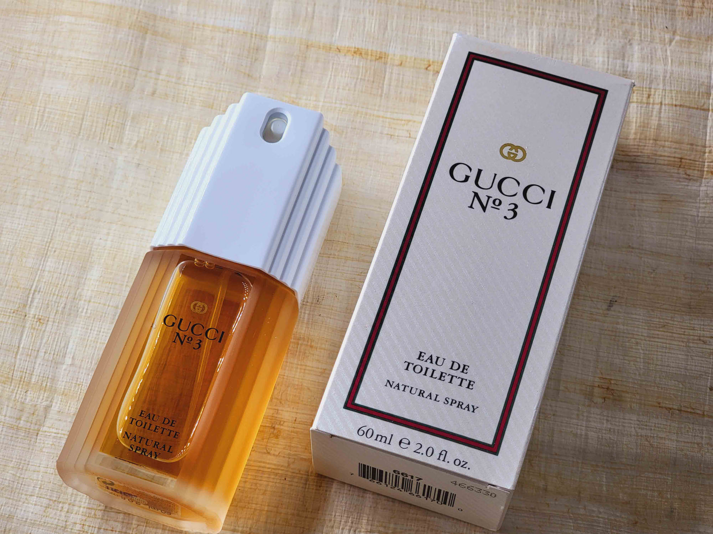 Gucci N.3 Gucci EDT Spray 120 ml 4 oz OR 100 ml 3.4 oz OR 60 ml 2 oz, Vintage, rare
